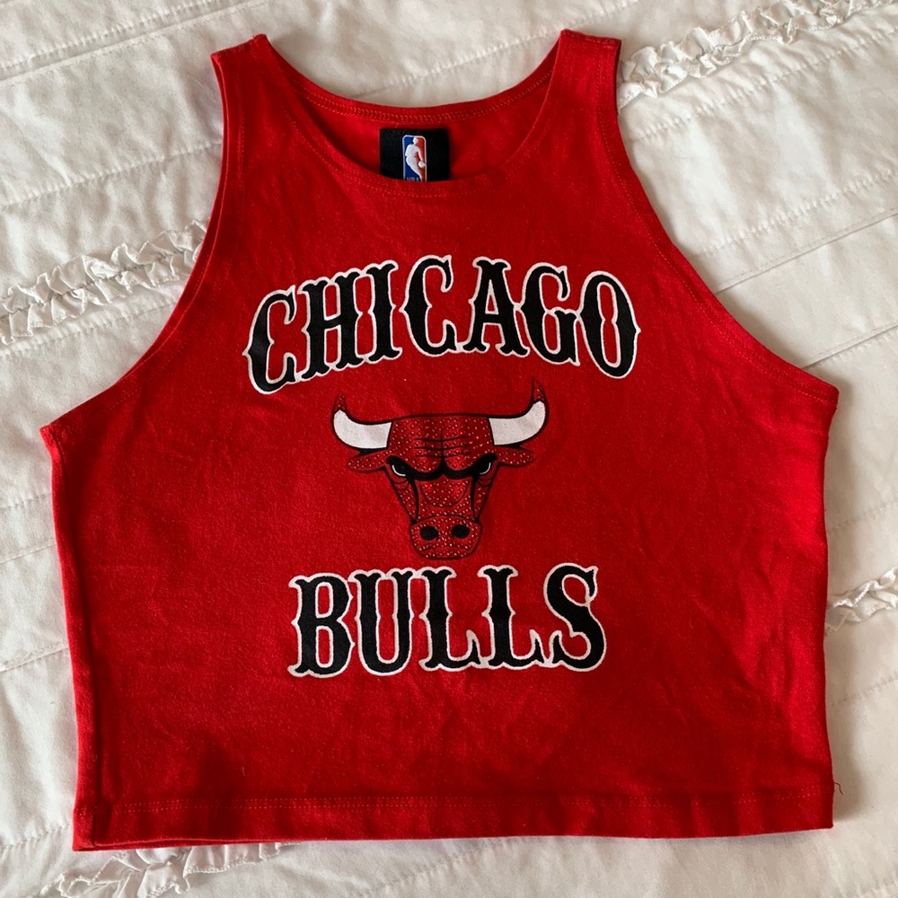 Chicago Bulls Blinged our Crop top